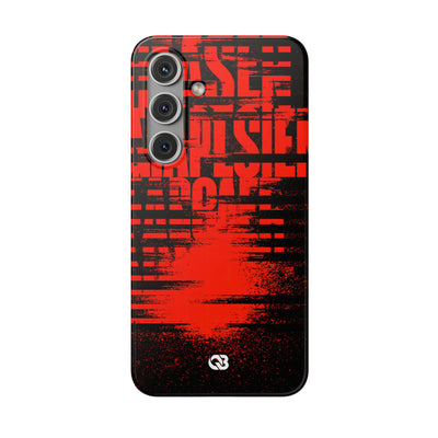 Crimson Redaction · Lite Phone Case for Samsung · Black