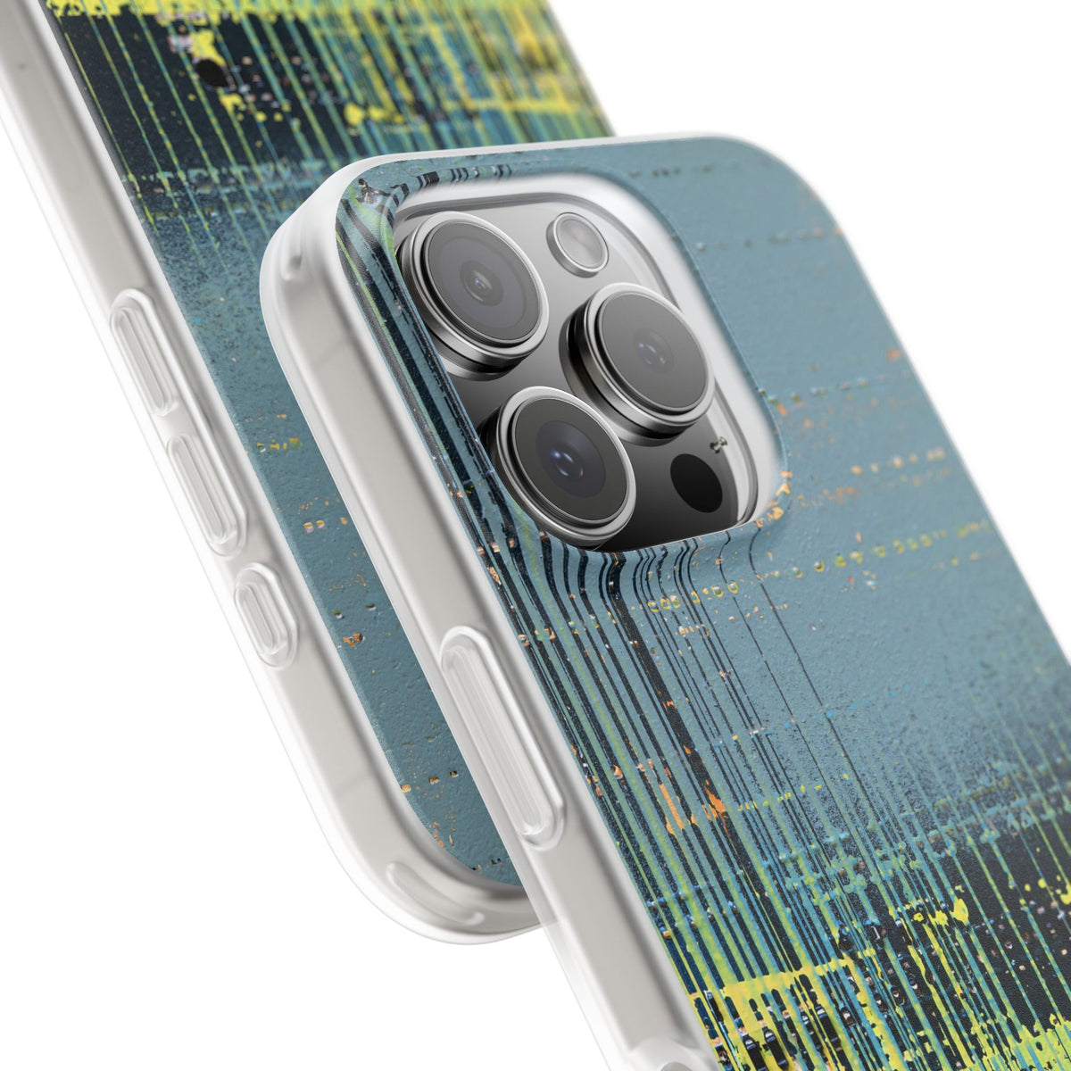 Acid Raster Circuit · Lite Phone Case for iPhone ·  Teal