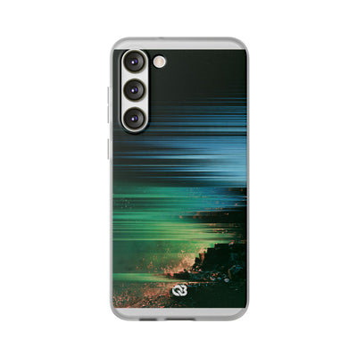 Digital Shoreline Drift · Lite Phone Case for Samsung · Teal