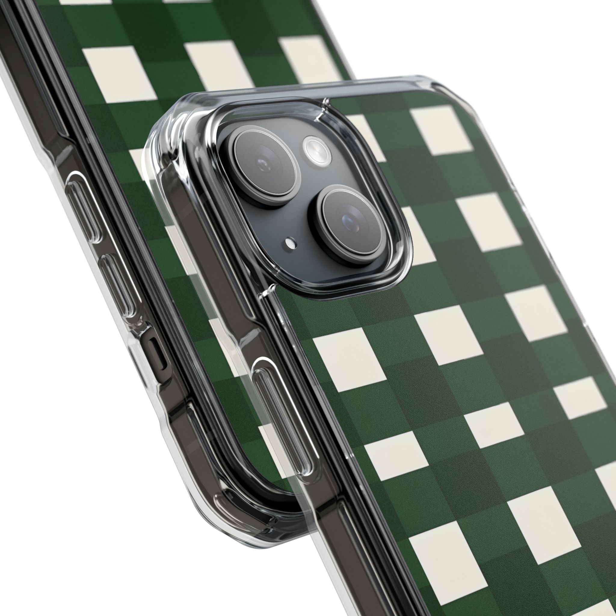 Hunter Green Rutig · Impact Mobilskal för iPhone · Magsafe