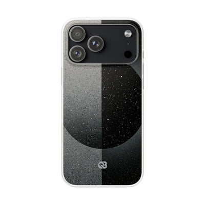Black Lite Phone Case for iPhone - Lunar Static Orbit