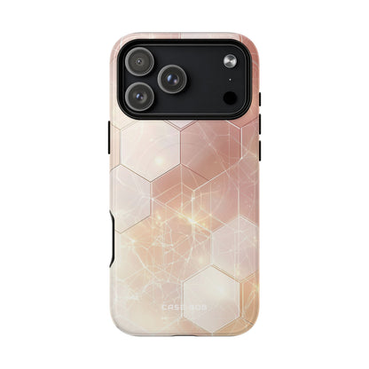 Honeycomb Glow iPhone 17 Pro Max Case - Tough+ - CASE•BOB