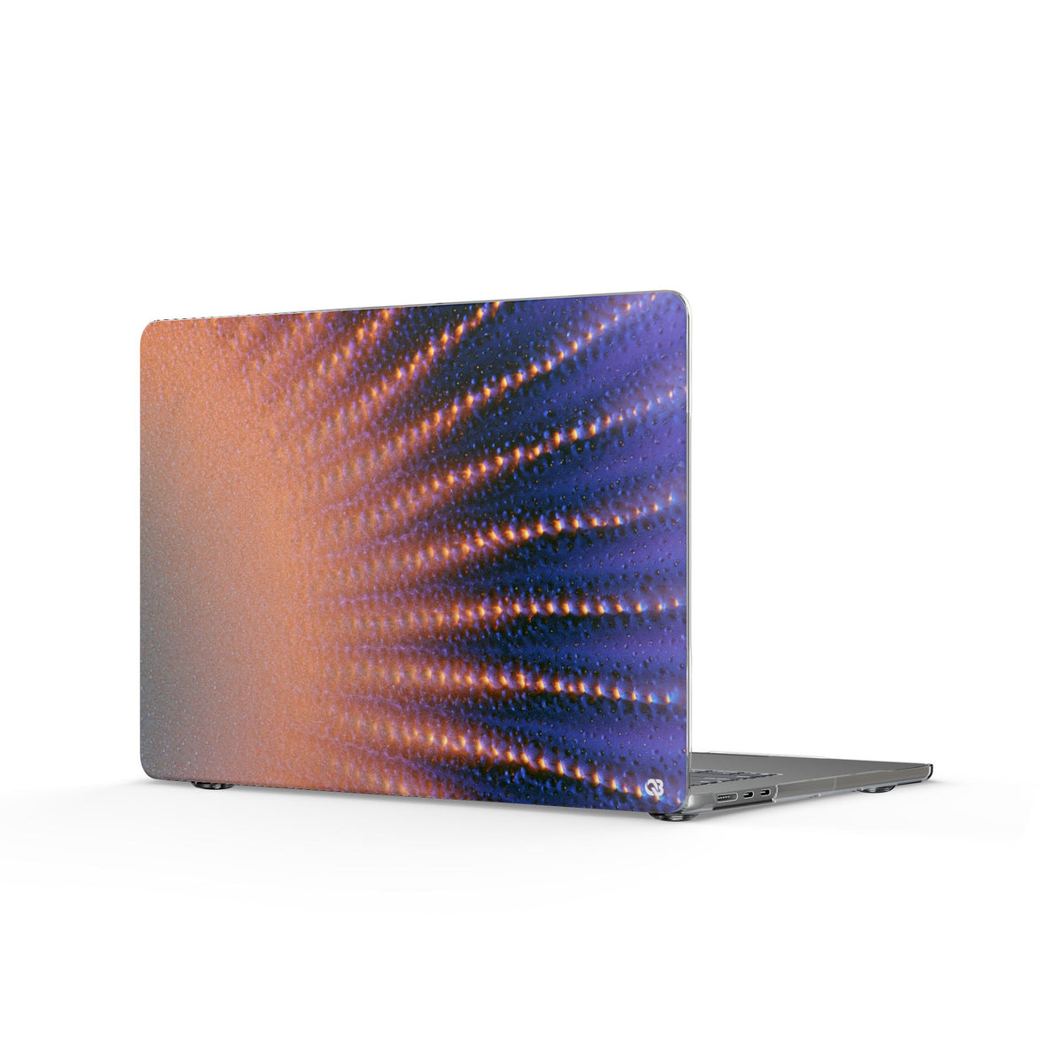 Luminous Aura Burst · Clear Hard Case for MacBook · Blue