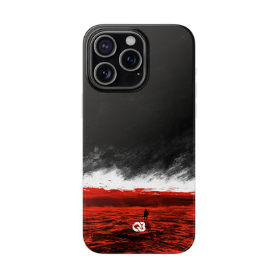 Crimson Horizon · Lite Phone Case for iPhone ·  Black