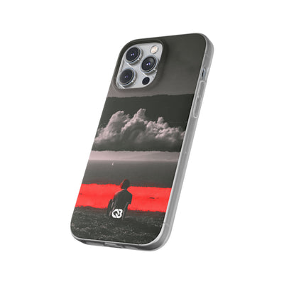 Crimson Horizon · Lite Phone Case for iPhone ·  Black