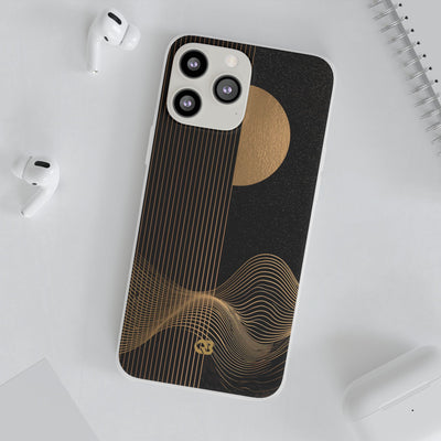 Lunar Topo Horizon · Lite Phone Case for iPhone ·  Black