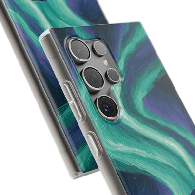 Arctic Aurora Bear · Lite Phone Case for Samsung · Teal