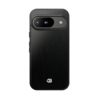 Black Tough Phone Case for Google Pixel - Brushed Obsidian Slate