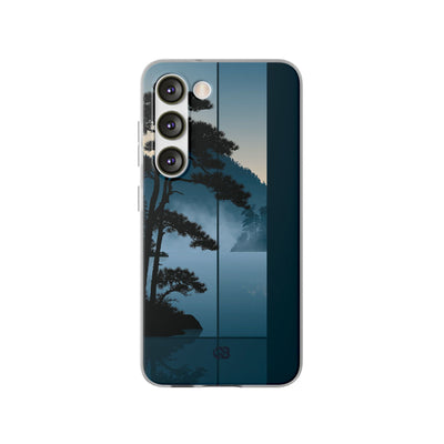 Blue Lite Phone Case for Samsung - Kyoto Mist Pine
