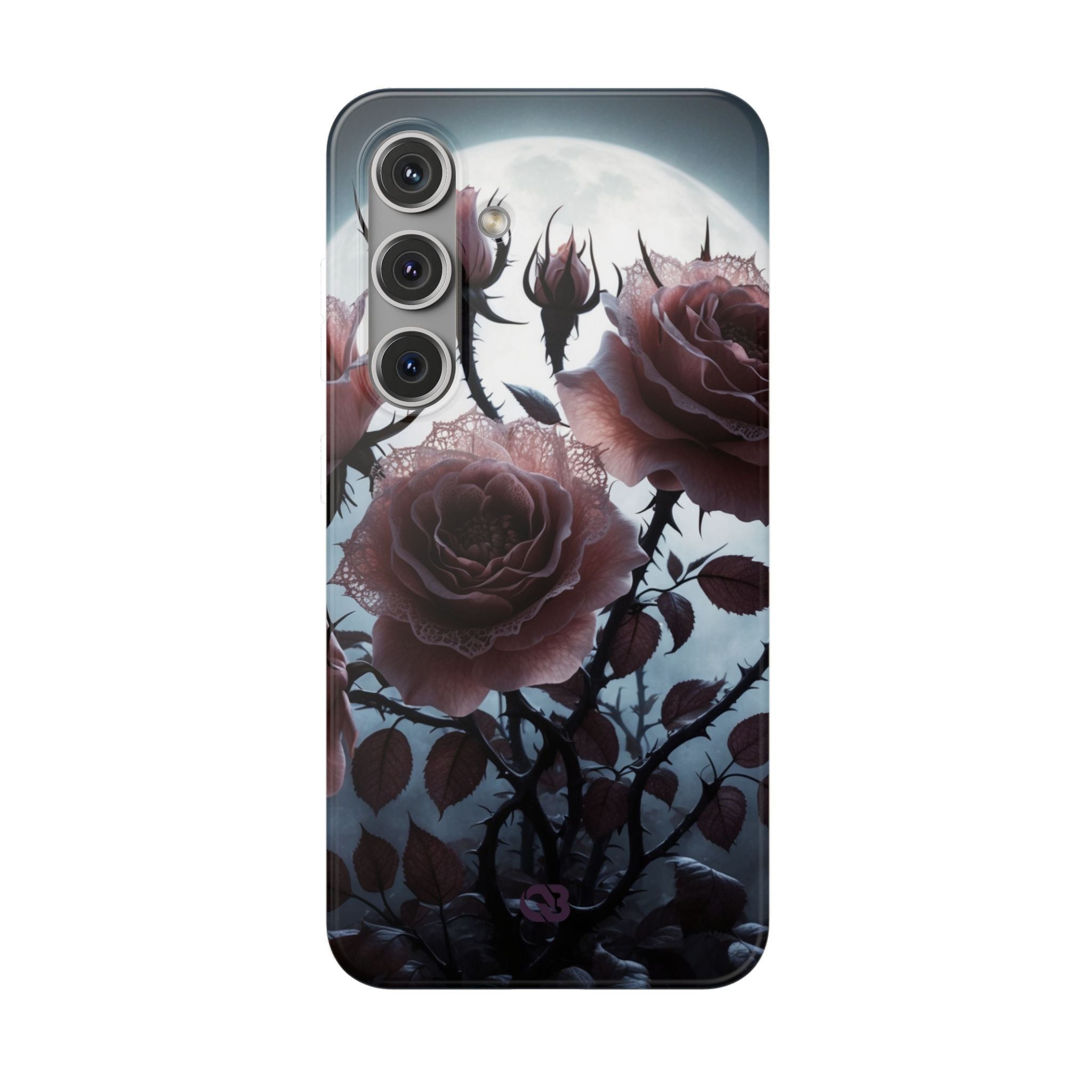 Lunar Lace Petals · Soft Phone Case for Samsung