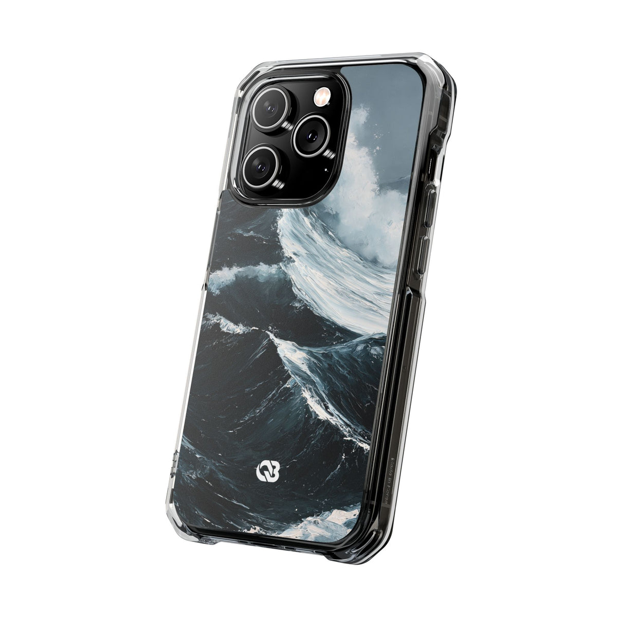 Nordic Swell · Clear Impact Magnetic Phone Case for iPhone · Blue