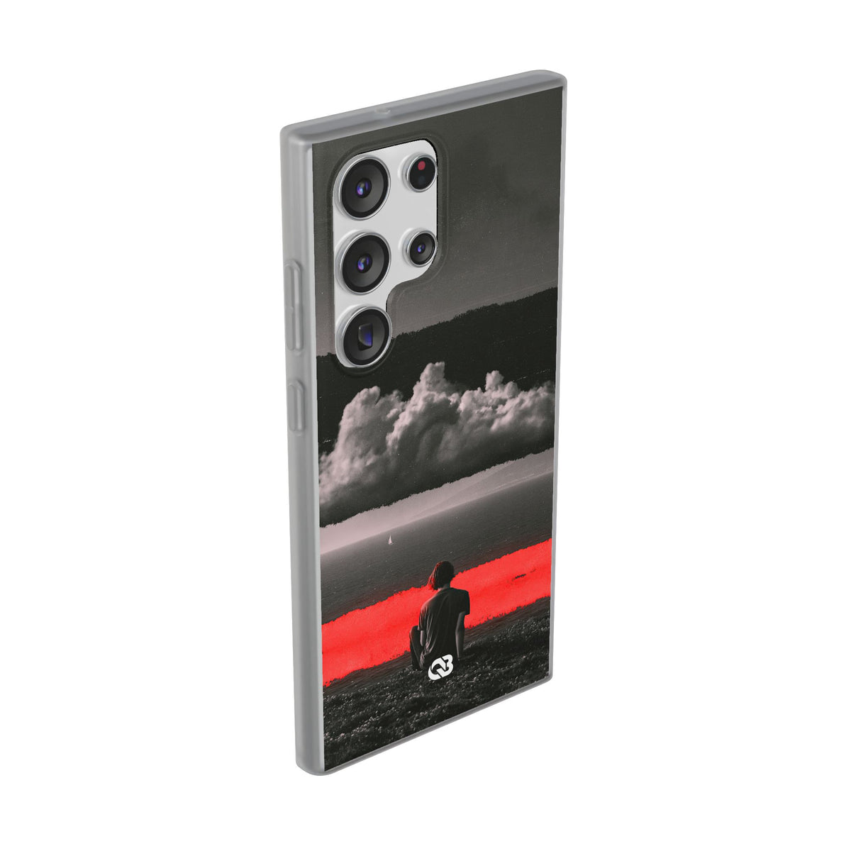 Crimson Horizon · Lite Phone Case for Samsung · Black