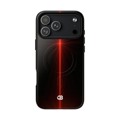 Red Tough 2.0 Magsafe Phone Case for iPhone - Crimson Flare Vector