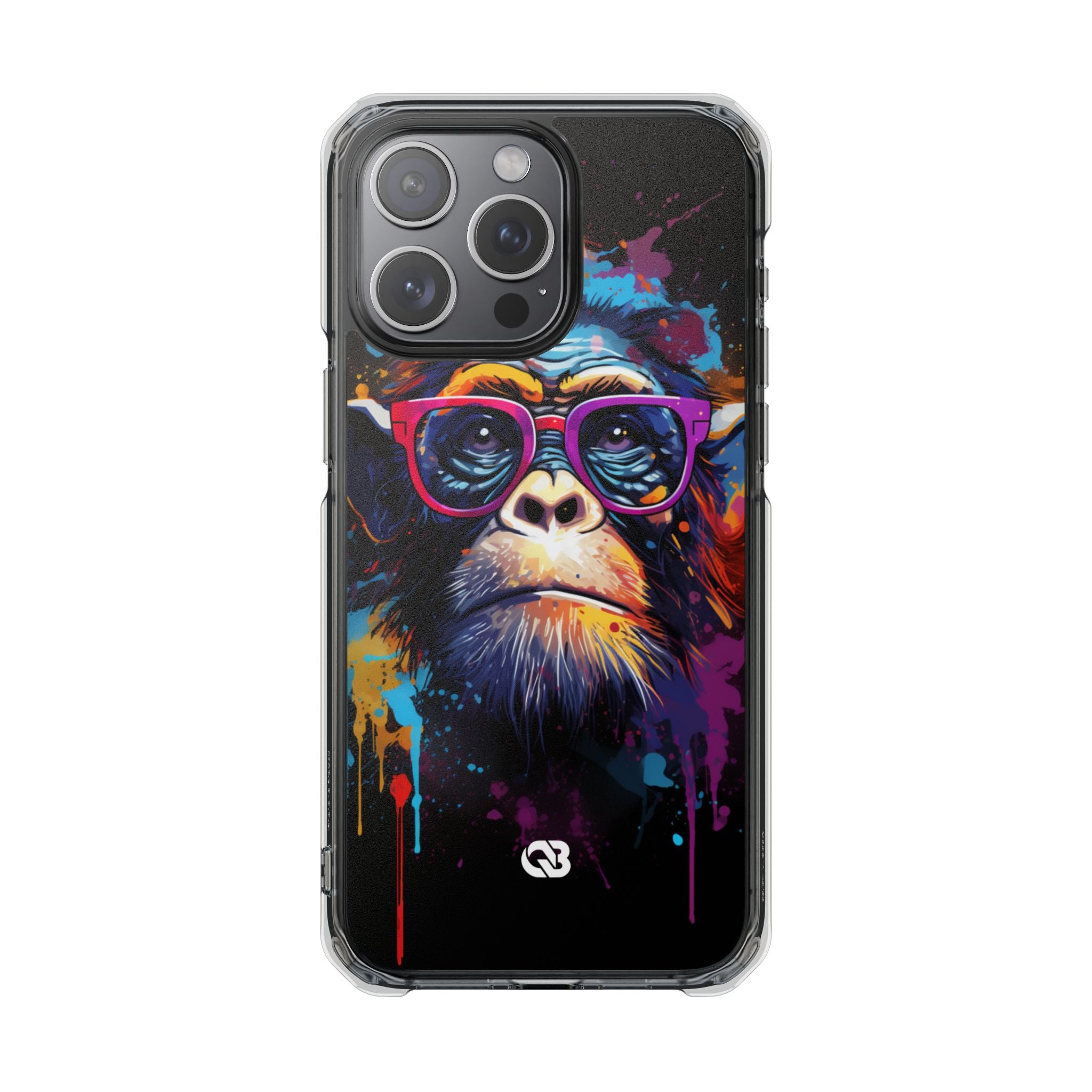 Neon Splatter Primate · Impact Magsafe