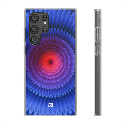 Radial Spectrum Bloom · Lite Phone Case for Samsung · Blue