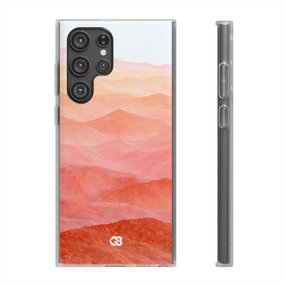 Alpenglow Ridge Vista · Lite Phone Case for Samsung · Orange