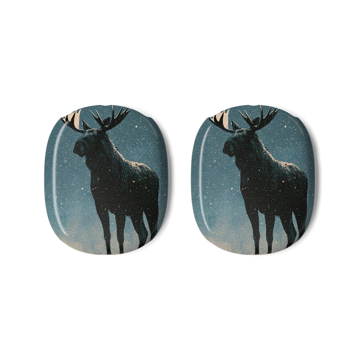 Nordic Boreal Moose · Hard Case for AirPods Max · Blue