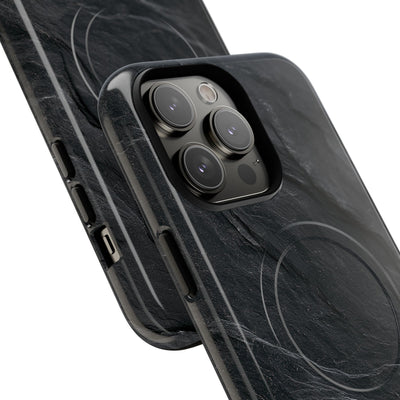 Black Tough 2.0 Magsafe Phone Case for iPhone - Midnight Slate Ridge