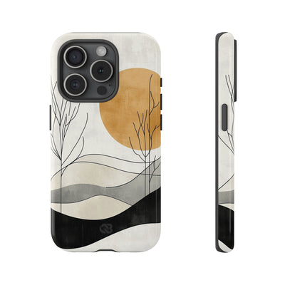 Burnt Horizon Lines · Custodia Tough per iPhone