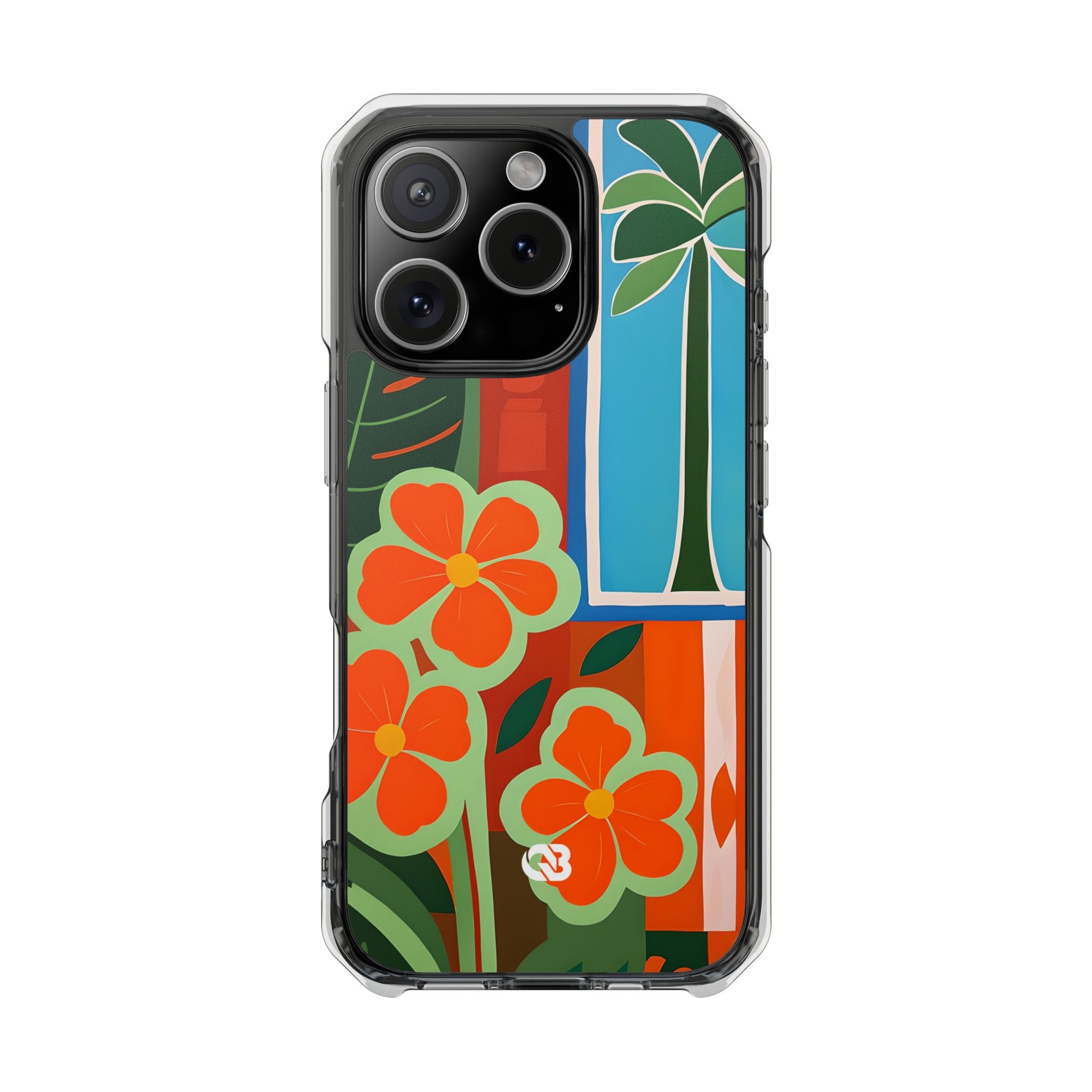 Vivid Jungle Collage · Impact etui na telefon dla iPhone · MagSafe