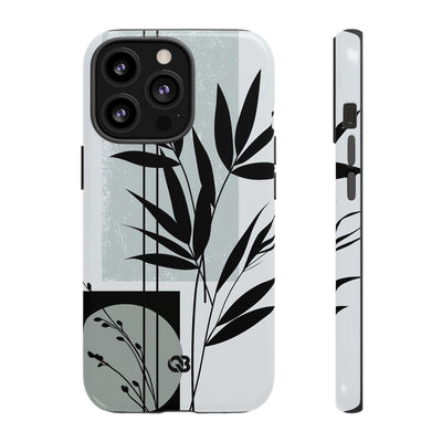 Zen Bamboo Silhouette · Tough Phone Case for iPhone · Green