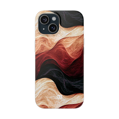 Ember Wave Dispersion · Lite Phone Case for iPhone ·  Red