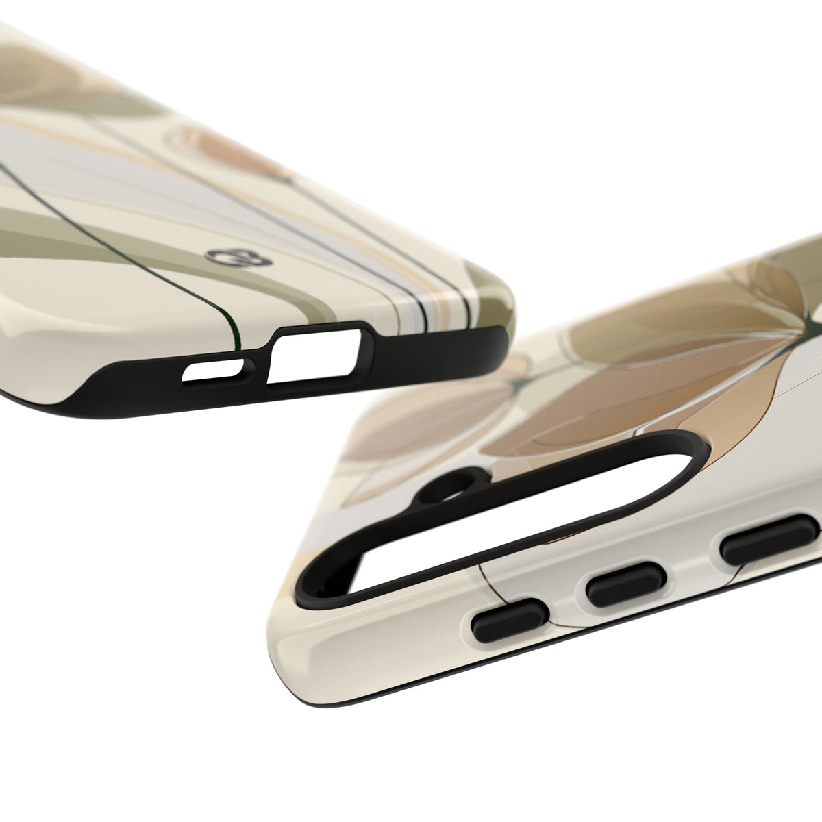 Translucent Petal Contour · Tough Phone Case for Samsung · Beige