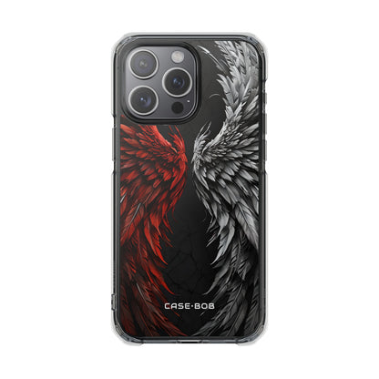 Crimson White Wings iPhone 15 Pro Max - Impact suojakotelo
