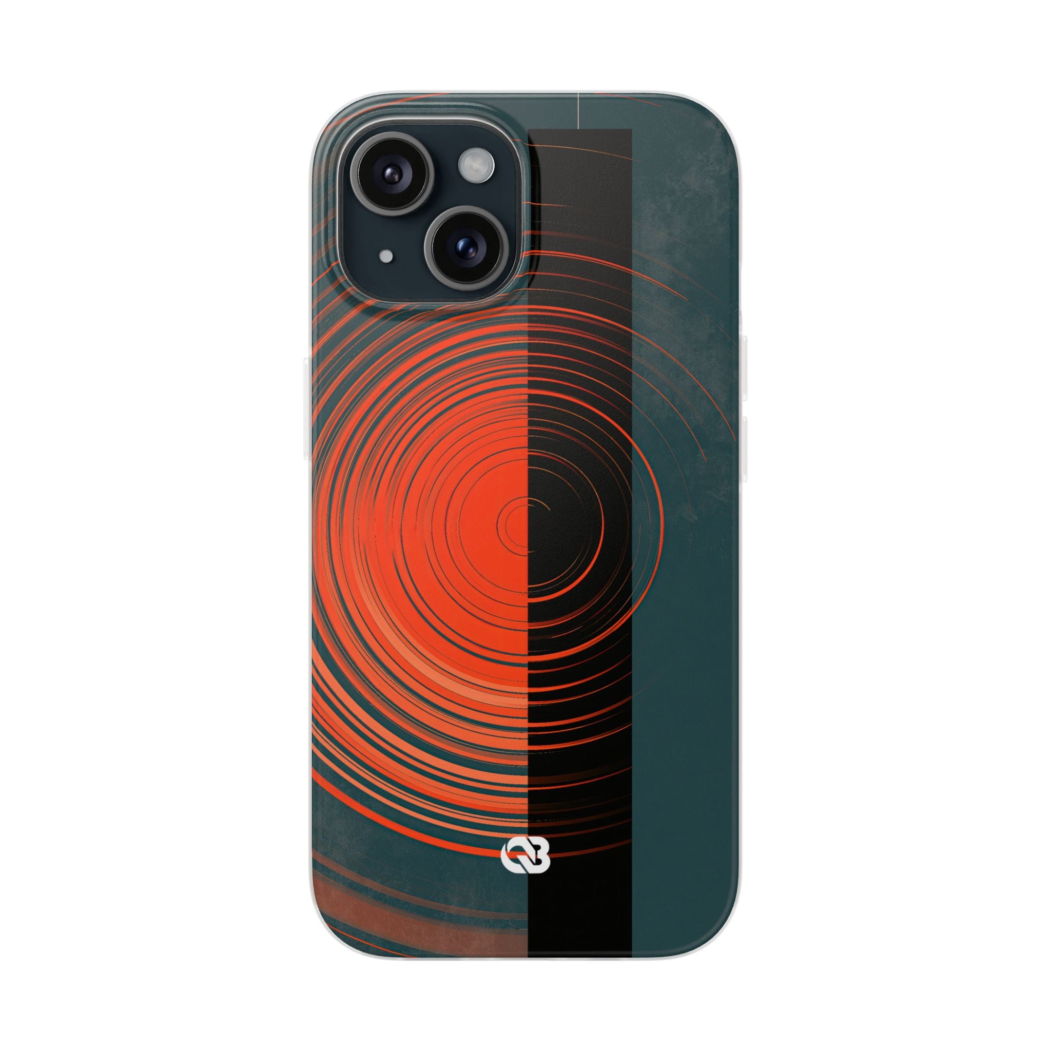 Teal Lite Phone Case for iPhone - Burnt Slate Radial