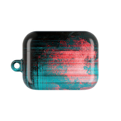 Digital Signal Drift · Hard Case for AirPods & AirPods Pro · Black