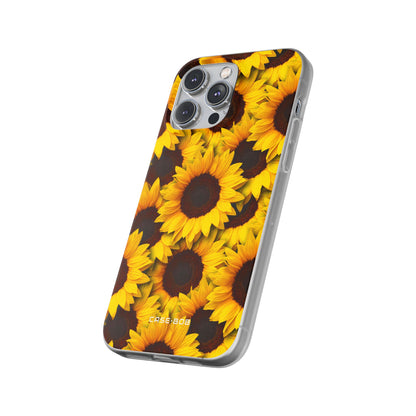 Sonnenblumen-Glühen iPhone 14 Pro Max Case - Soft