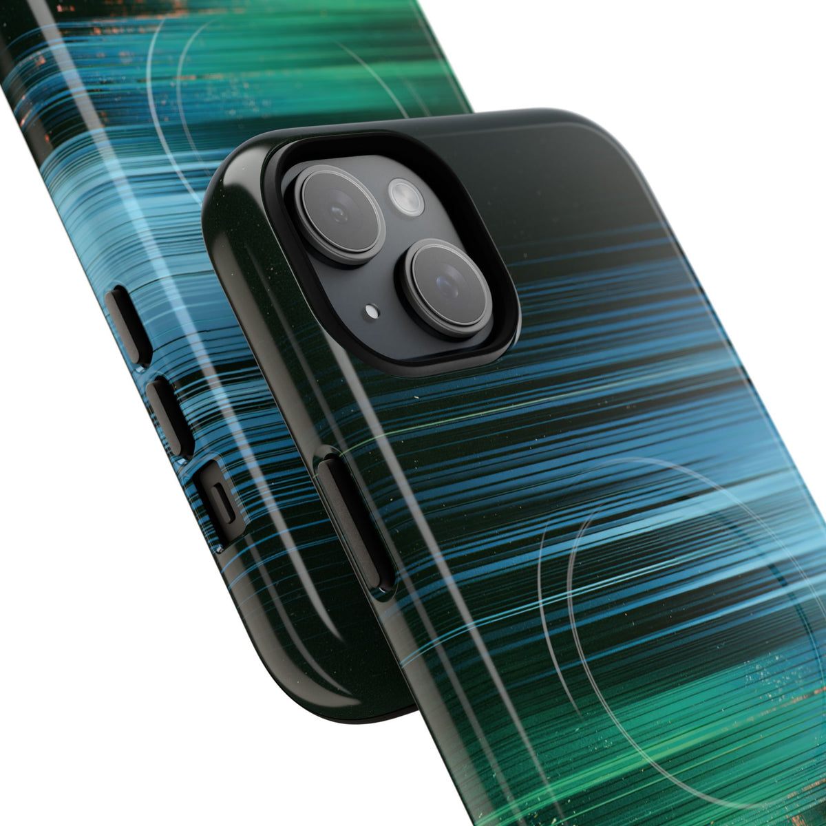 Digital Shoreline Drift · Tough 2.0 Magnetic Phone Case for iPhone · Teal