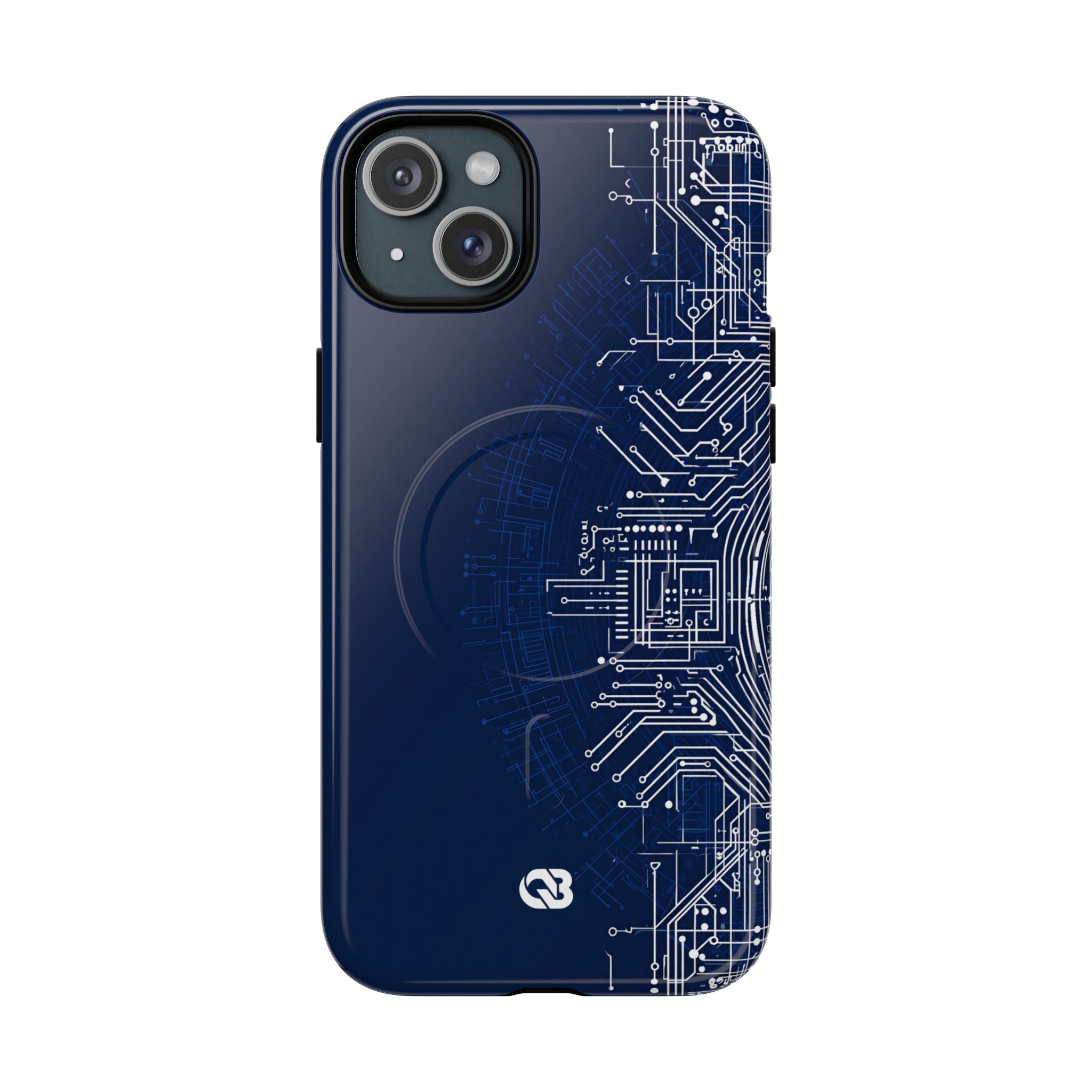 Blue Tough 2.0 Magsafe Phone Case for iPhone - Cobalt Circuit Logic