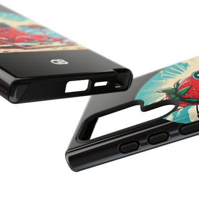 Retro Coastal Berry · Tough Mobilskal för Samsung