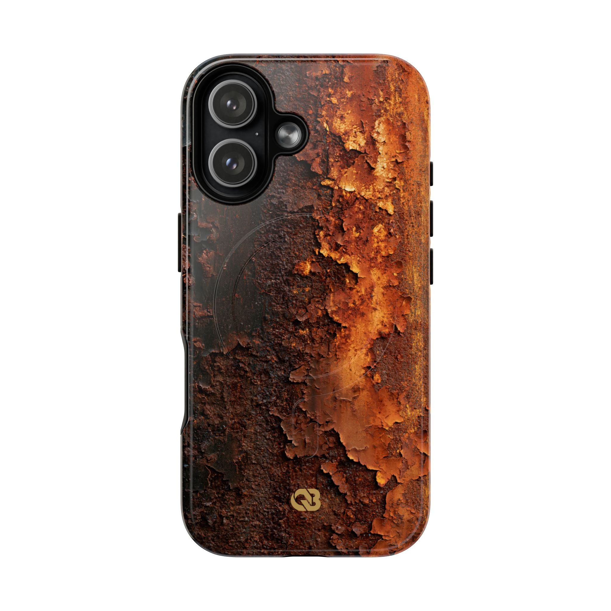 Orange Tough 2.0 Magsafe Phone Case for iPhone - Oxidized Iron Crust