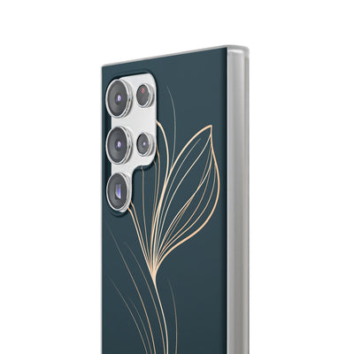 Teal Lite Phone Case for Samsung - Sandstone Silk Flora