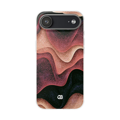 Rose Contour Waves · Lite Phone Case for iPhone ·  Pink