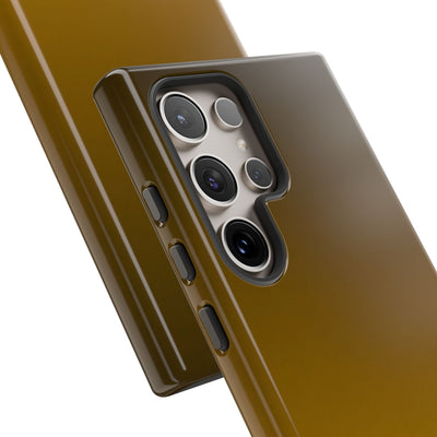 Gold Tough Phone Case for Samsung - Scorched Gold Haze