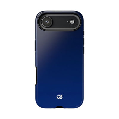 Blue Tough Phone Case for iPhone - Midnight Cobalt Fade