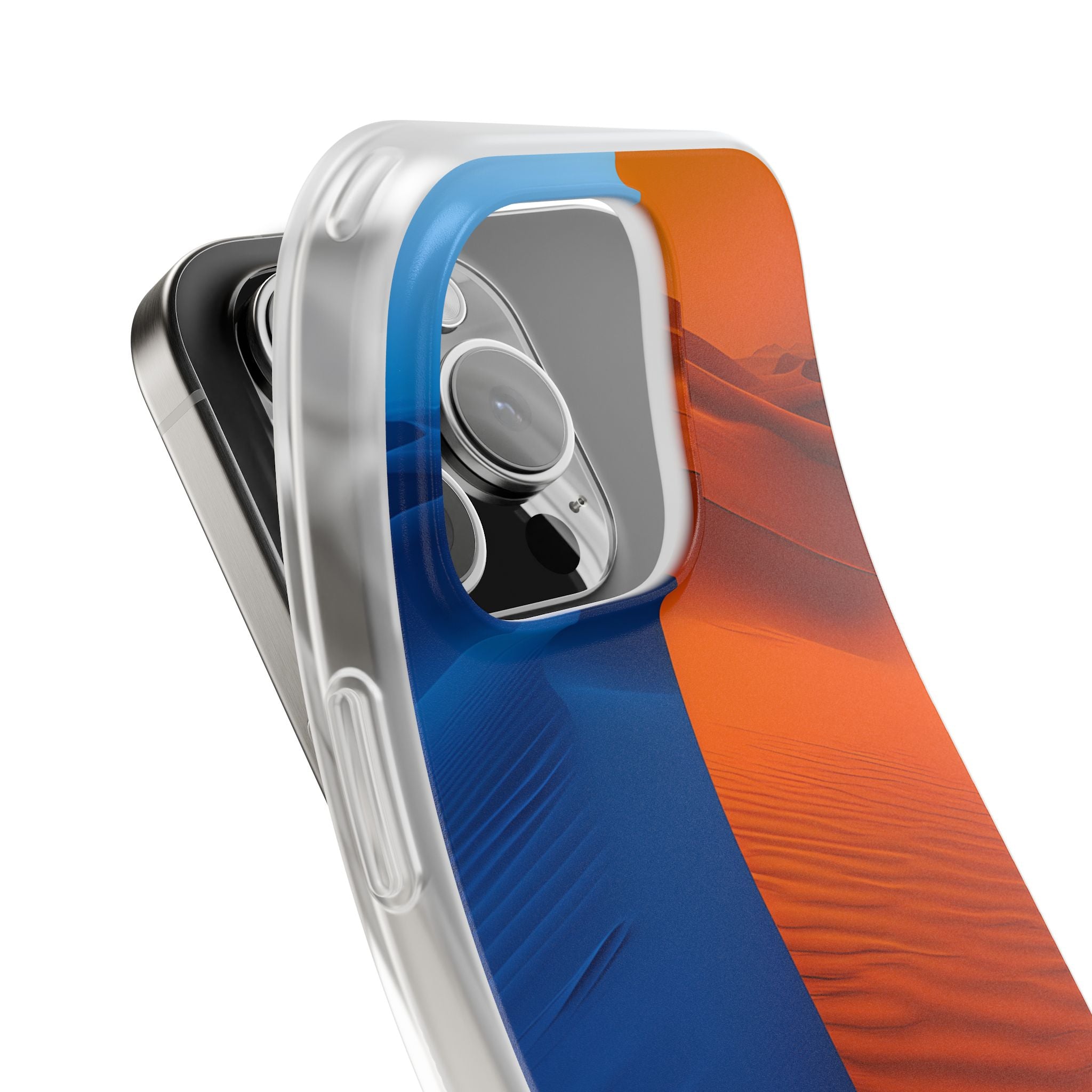 Split Dune Horizon · Coque de téléphone Soft pour iPhone