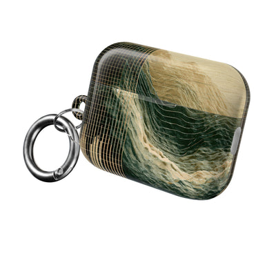Orbital Topography · Hard Case for AirPods & AirPods Pro · Green
