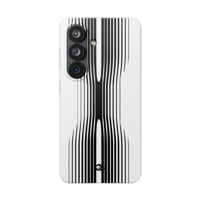 White Lite Phone Case for Samsung - Kinetic Mono Distortion