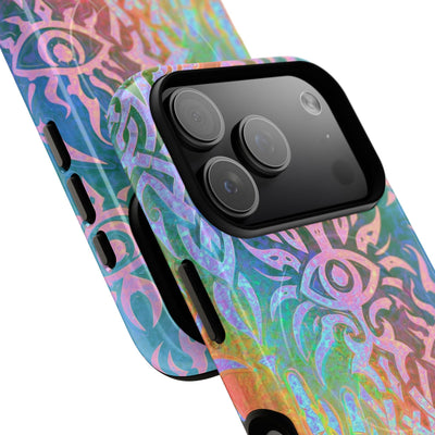 Chromatic Mystic Sigil · Tough 2.0 Magnetic Phone Case for iPhone · Blue