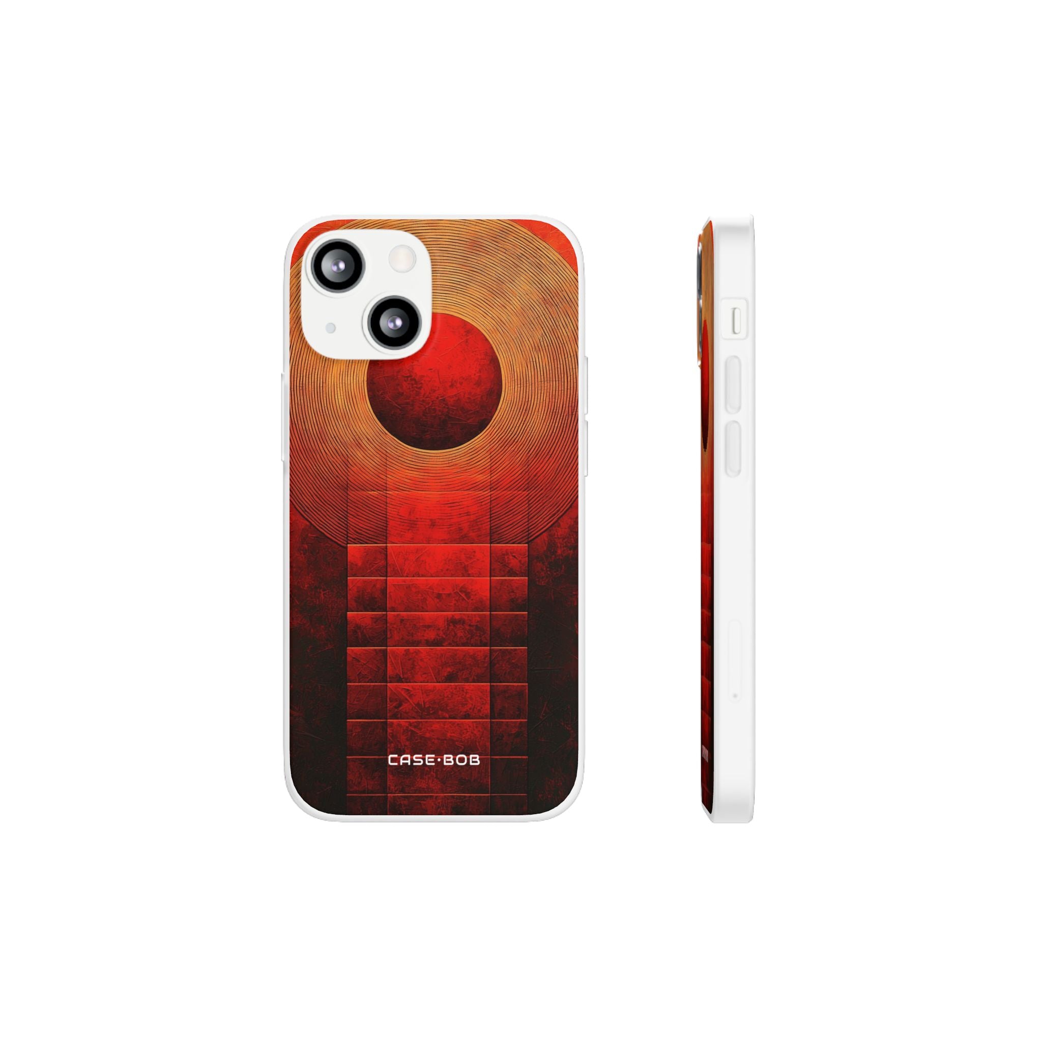 Crimson Orbit iPhone 13 mini Case - Soft