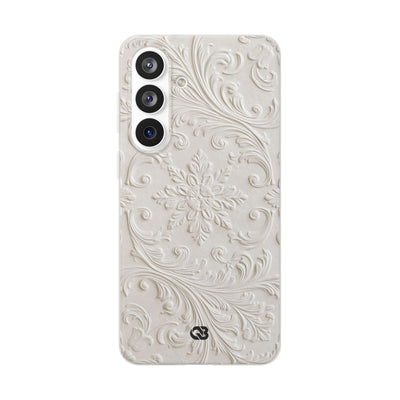 Sculpted Acanthus Relief · Lite Phone Case for Samsung · White