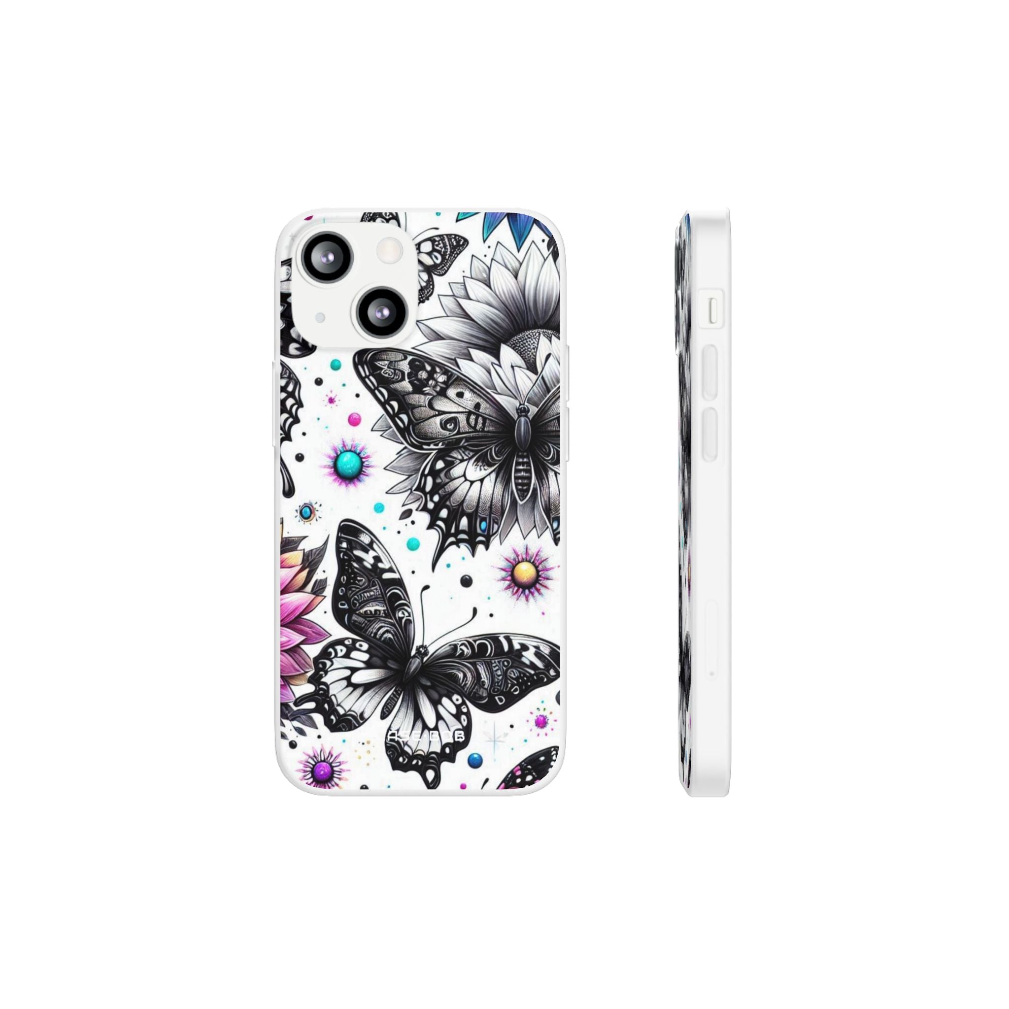 Butterfly Bloom iPhone 13 mini Case - Soft
