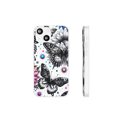 Butterfly Bloom iPhone 13 mini Case - Soft