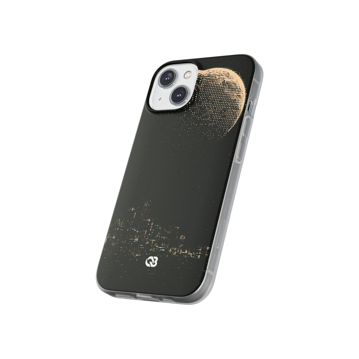 Lunar Metropolis Nocturne · Lite Phone Case for iPhone ·  Black