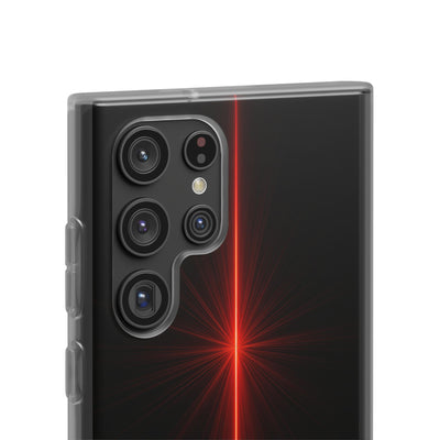 Red Lite Phone Case for Samsung - Crimson Flare Vector
