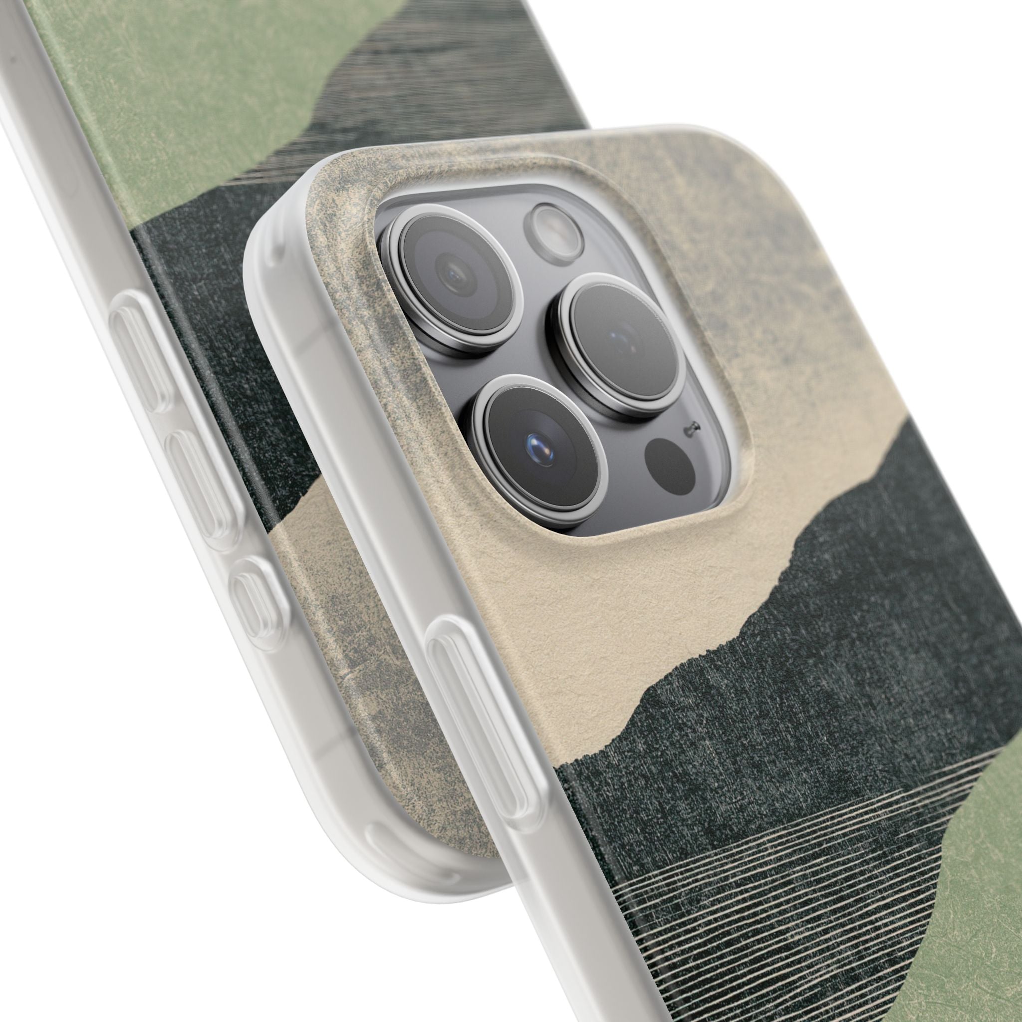 Green Lite Phone Case for iPhone - Moss Ridge Grain